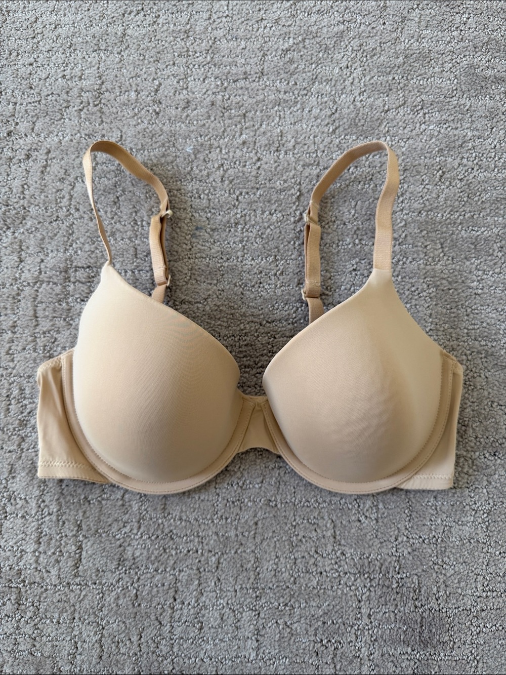 Auden Beige Classic Smooth T-Shirt Bra